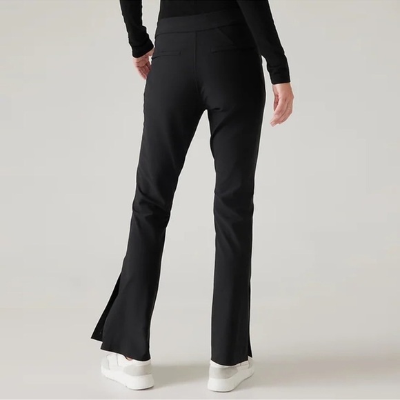 NWT! Athleta Black Stellar Flare Trouser Pant // Black #486208 - Picture 5 of 7